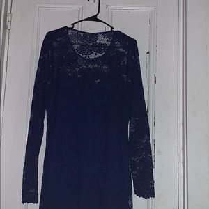 Charlotte Russe Royal Blue Lace Formal Dress